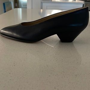 Pancaldi Italian navy leather shoes